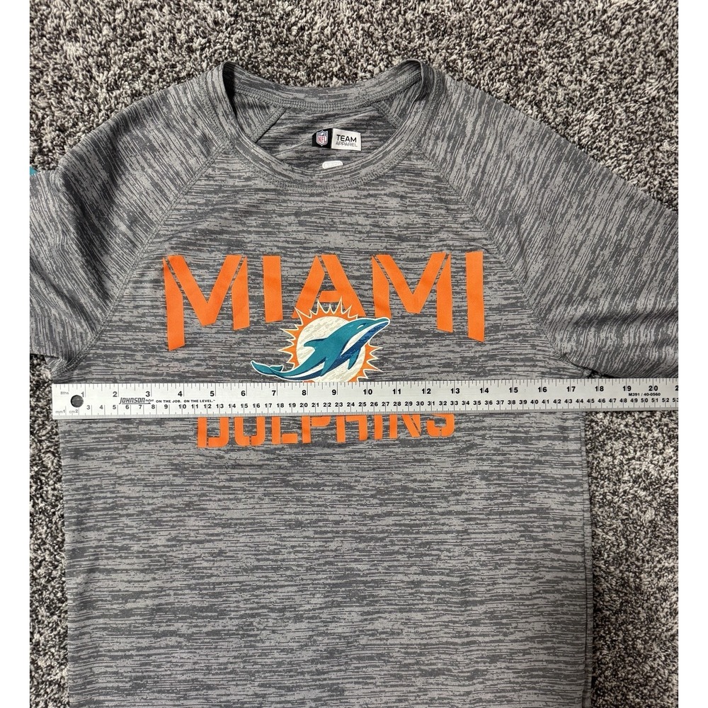 2 Miami Dolphins Shirt Men's Small Nike Apparel Teal Short Sleeve NFL Football - Picture 11 of 12